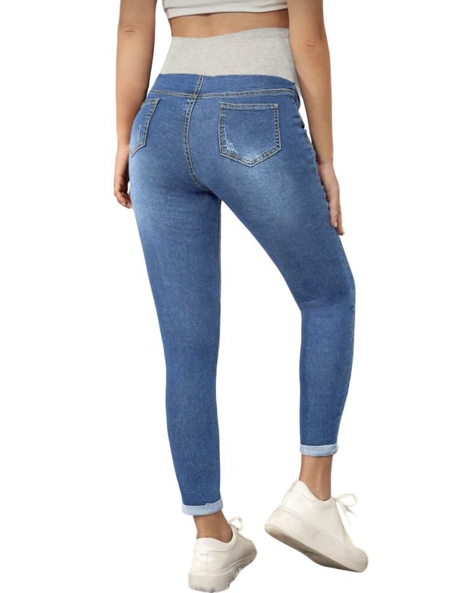 Jeans maternidad skinny Claro corte cintura 3
