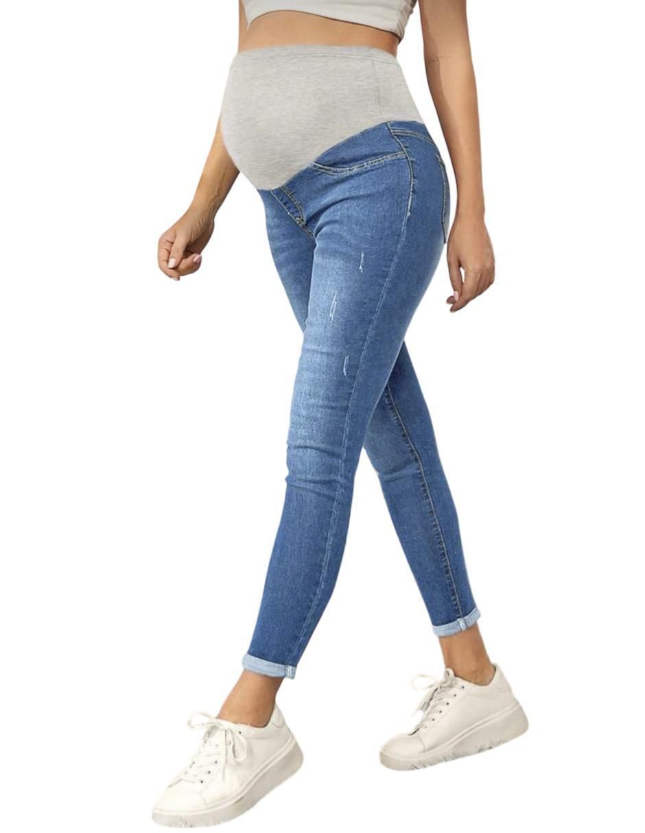 Jeans maternidad skinny Claro corte cintura 2
