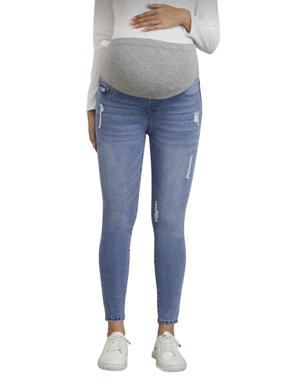 Jeans maternidad skinny Loving Mommy corte cintura