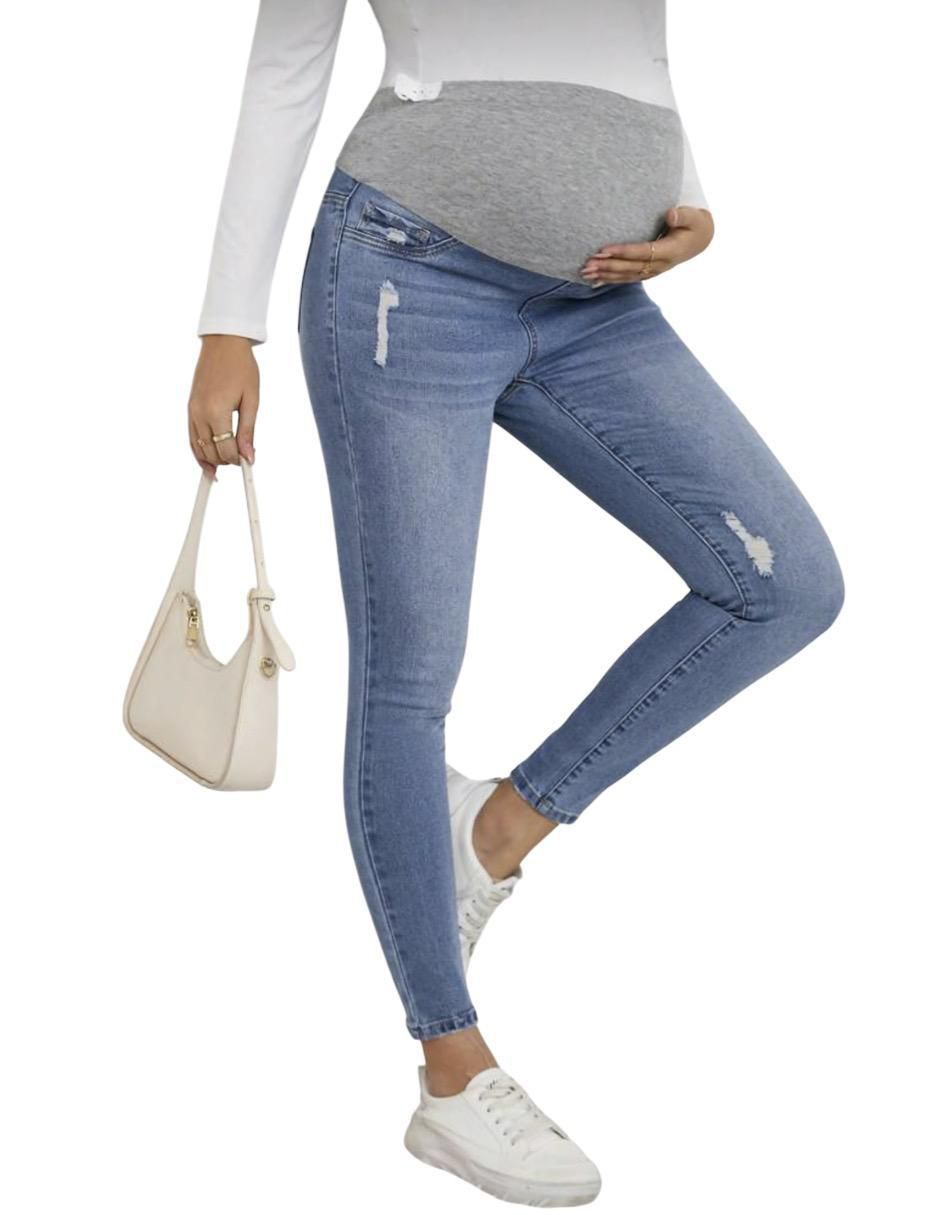 Jeans maternidad skinny Loving Mommy corte cintura