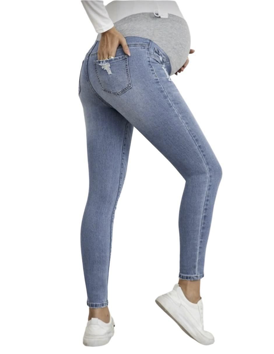 Jeans maternidad skinny Loving Mommy corte cintura