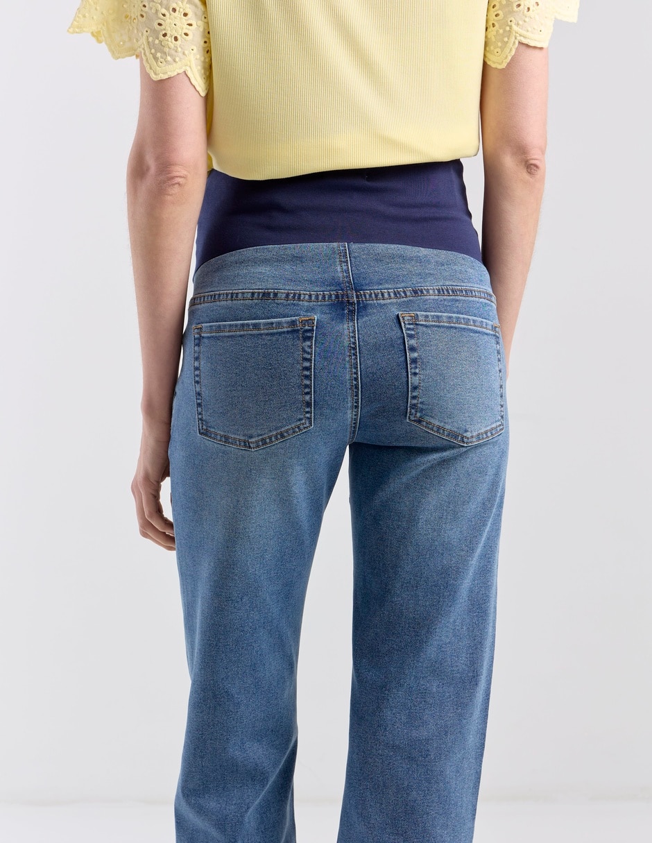 Jeans maternidad straight One To Nine a la cadera 5