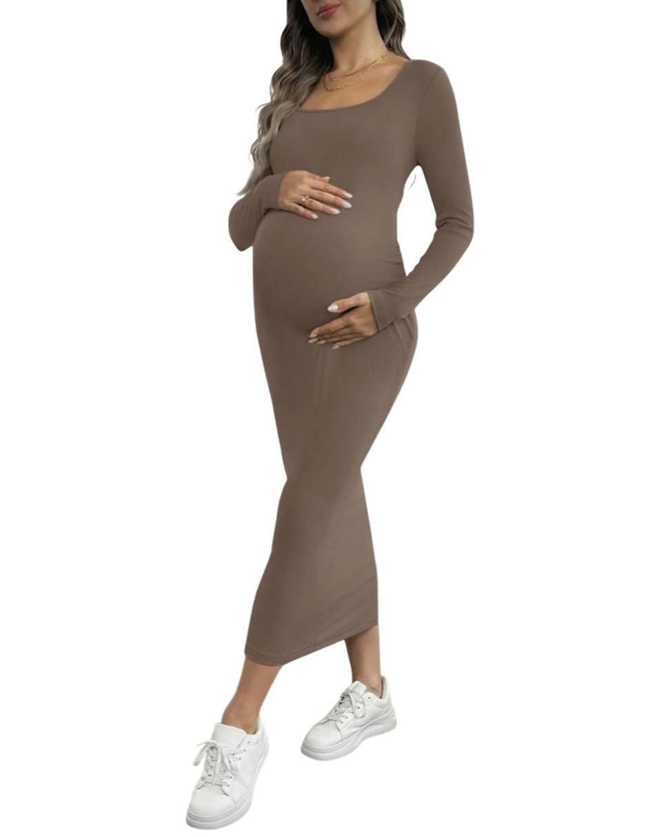 Vestido maternidad cropped casual Vestido maternidad cropped casual