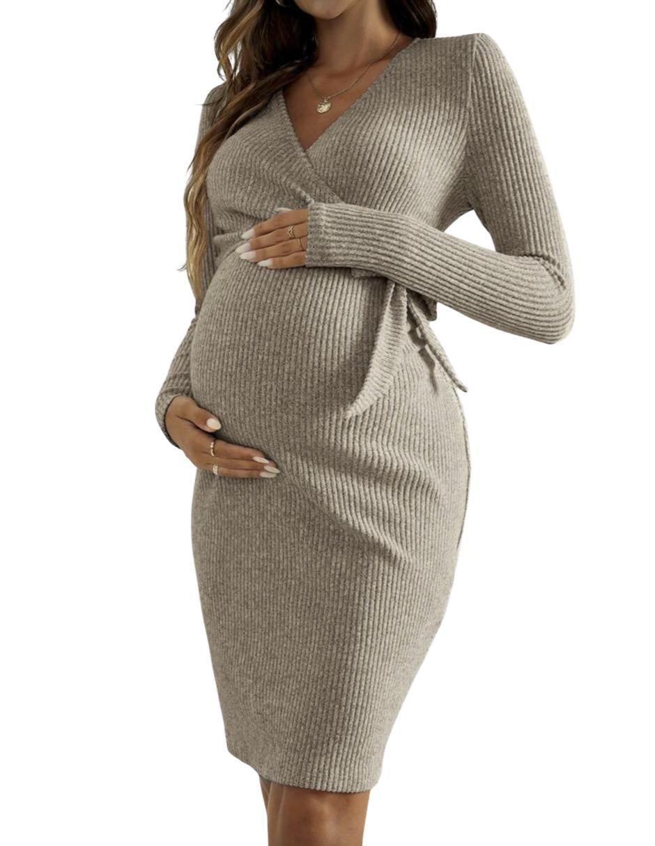 Vestido maternidad arriba de la rodilla casual Vestido maternidad arriba de la rodilla casual