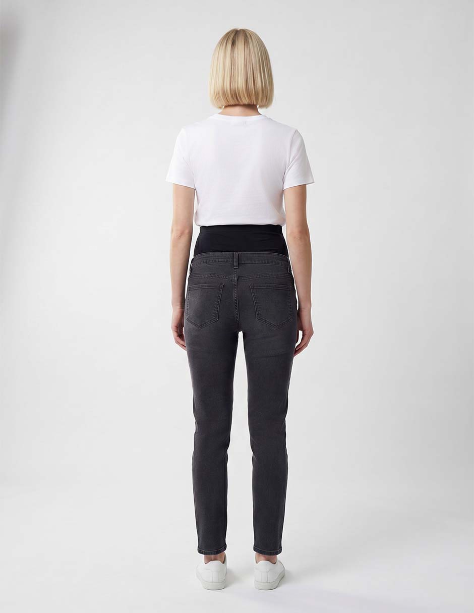 Jeans maternidad skinny corte cintura alta 2