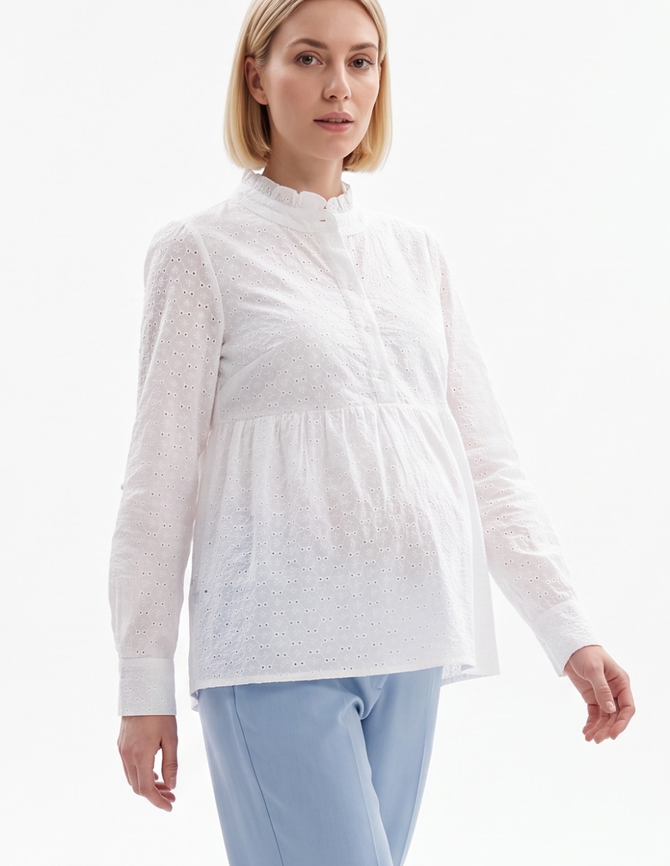 Blusa maternidad manga larga Blusa maternidad manga larga