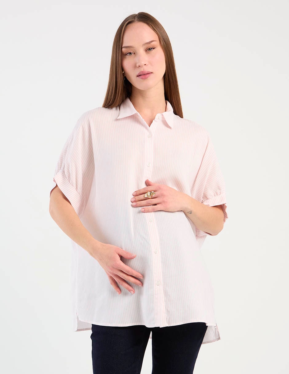 Blusa maternidad manga corta 5