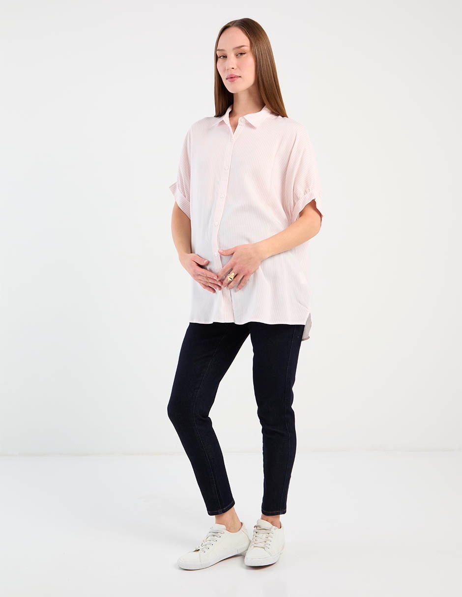 Blusa maternidad manga corta 2