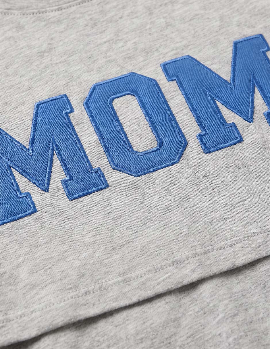 Playera maternidad manga corta cuello redondo 7