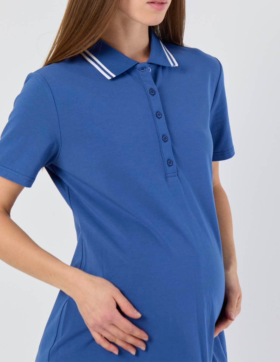 Vestido maternidad corto casual 3