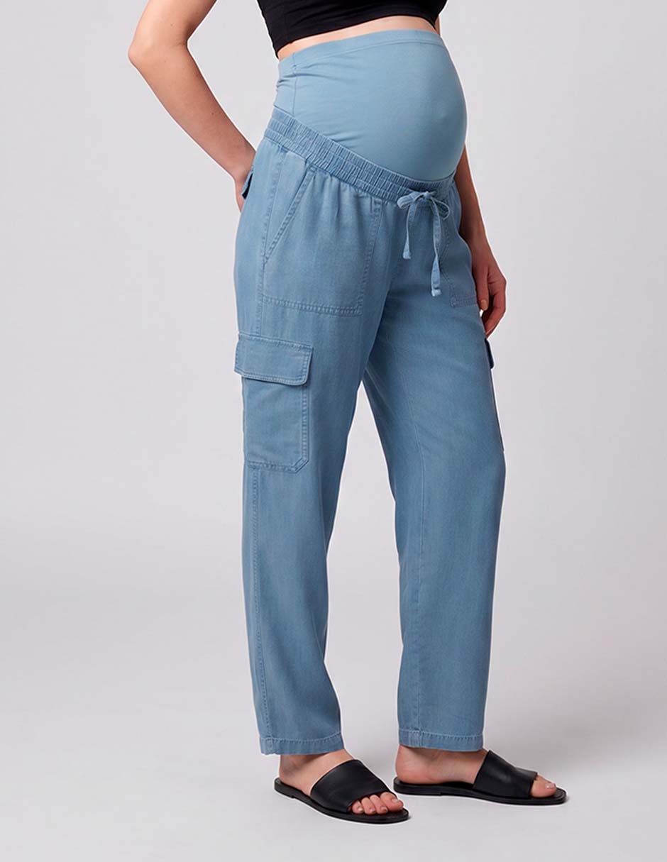Pantalón maternidad amplio