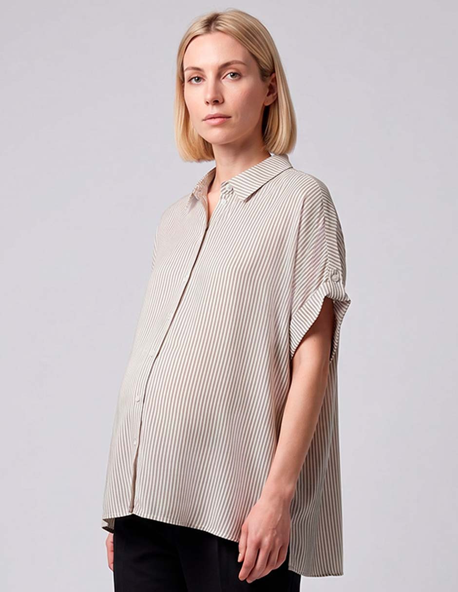 Blusa maternidad manga corta Blusa maternidad manga corta