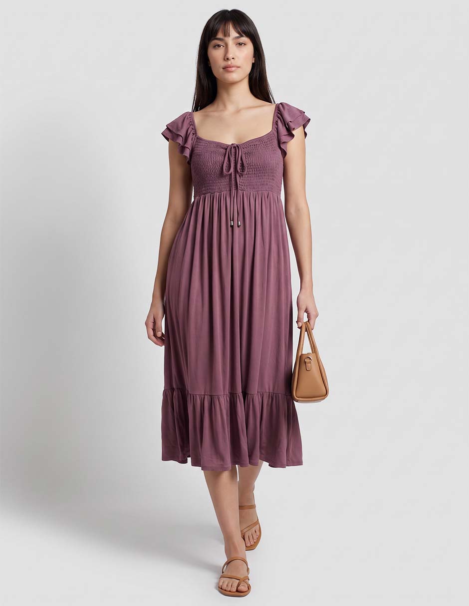 Vestido maternidad midi casual Vestido maternidad midi casual