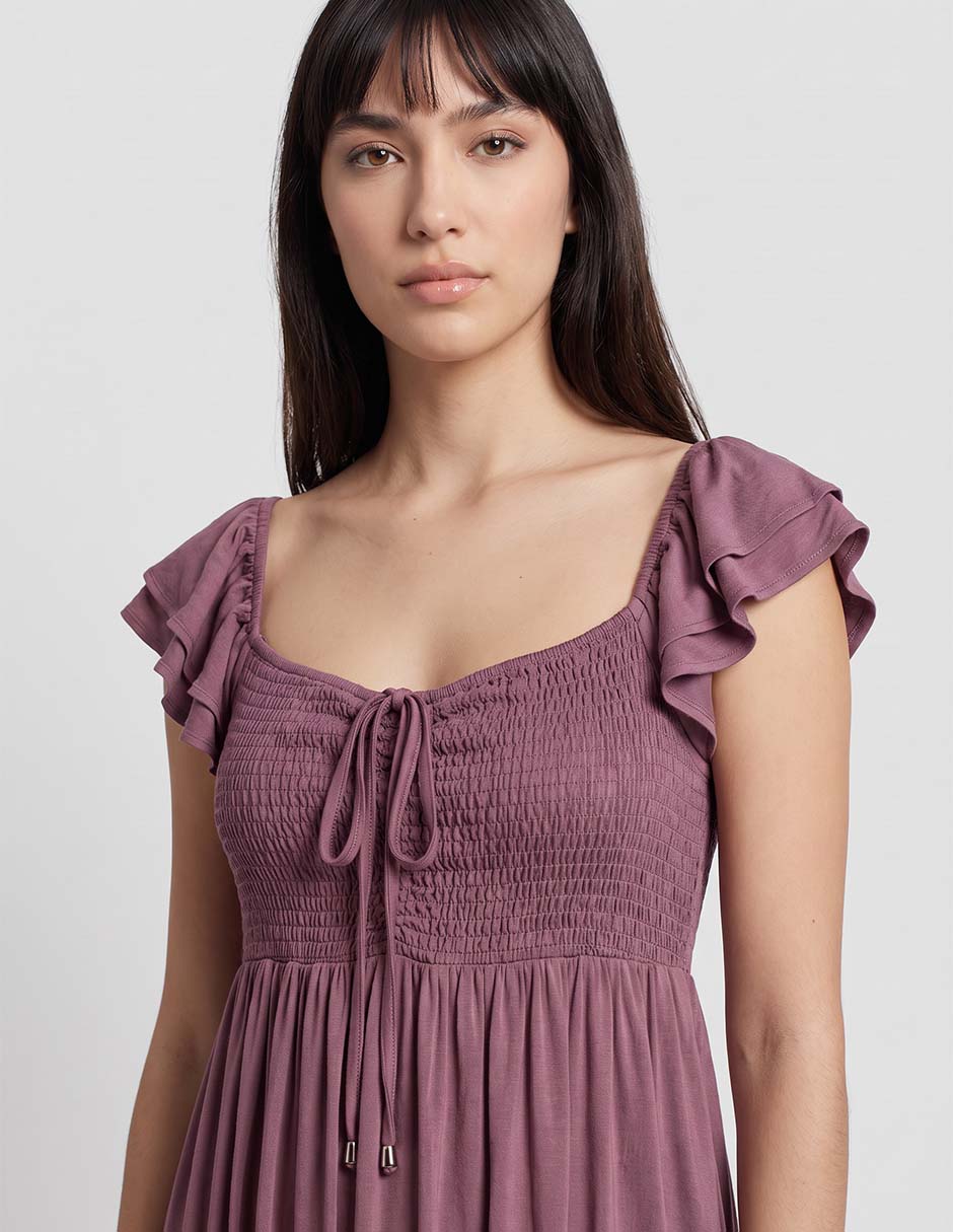 Vestido maternidad midi casual 3