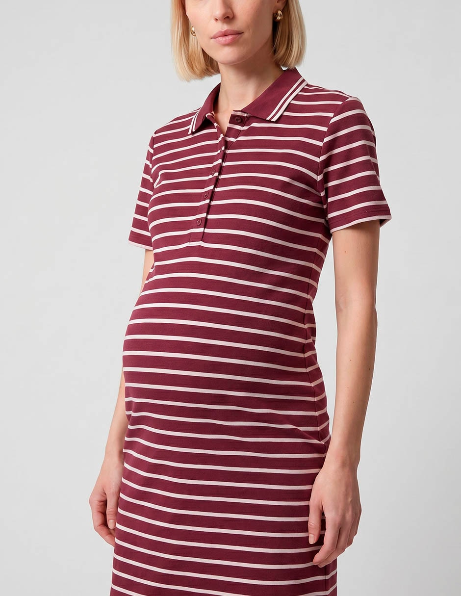 Vestido maternidad corto casual 2