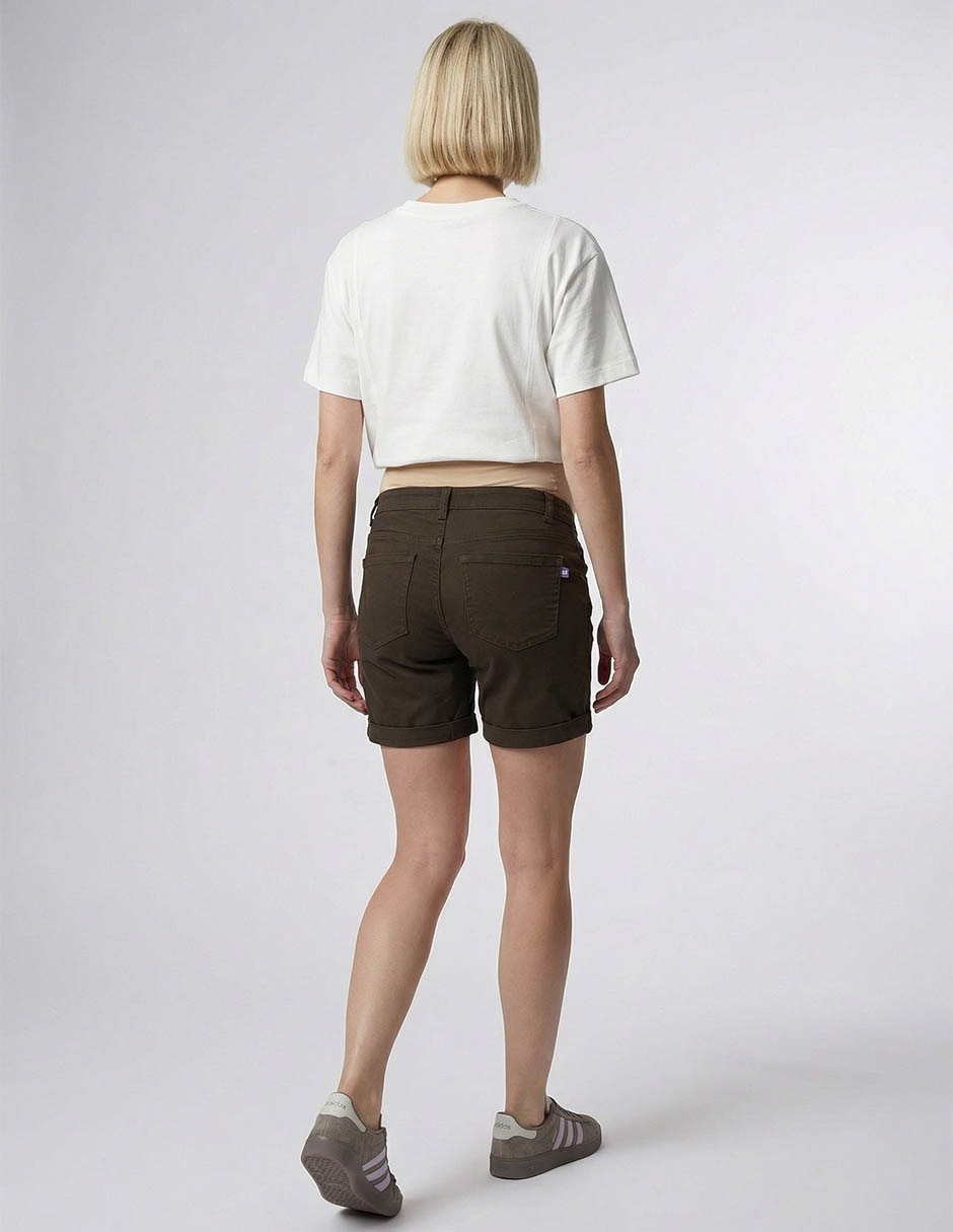 "short/bermuda maternidad" "de" gabardina 7