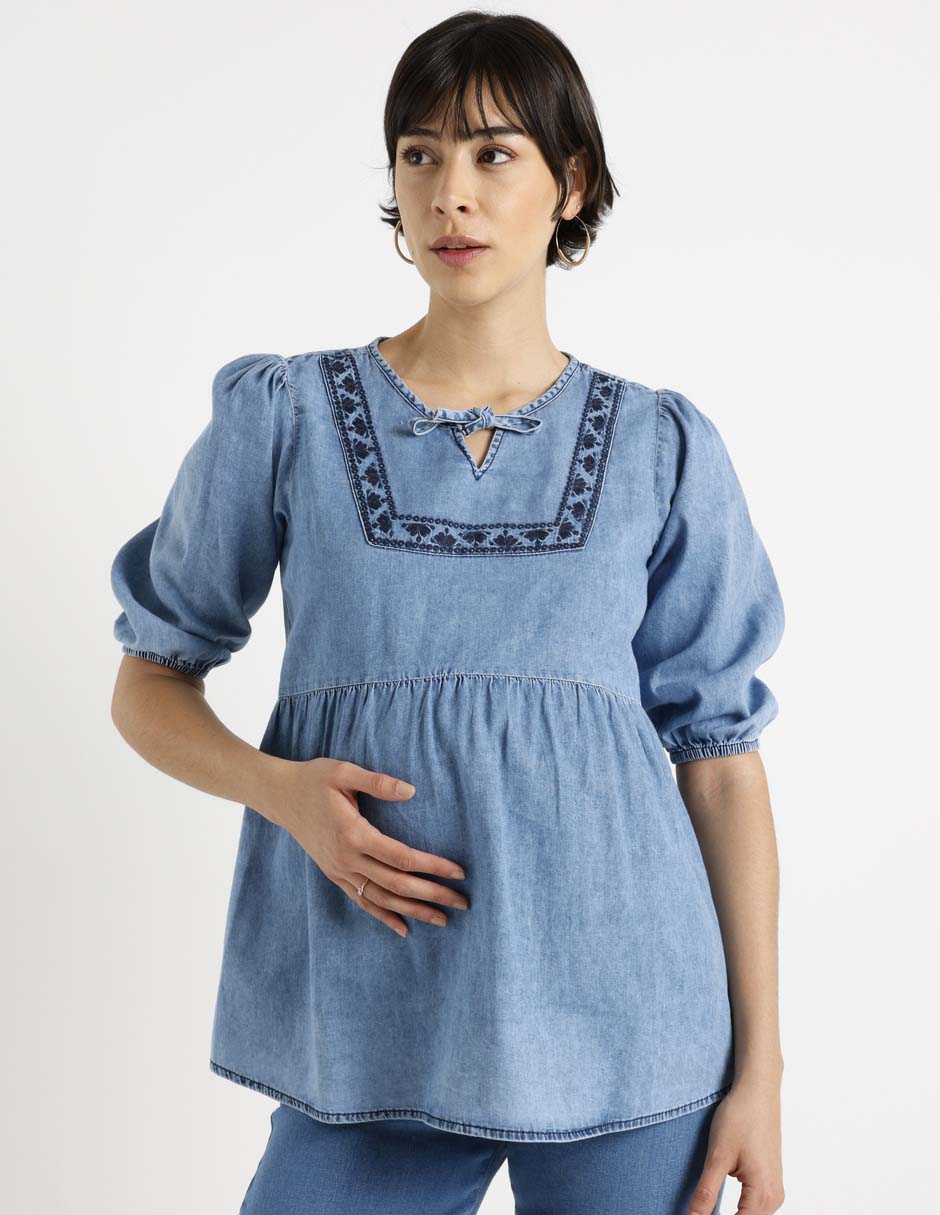 Blusa maternidad manga 3/4 7