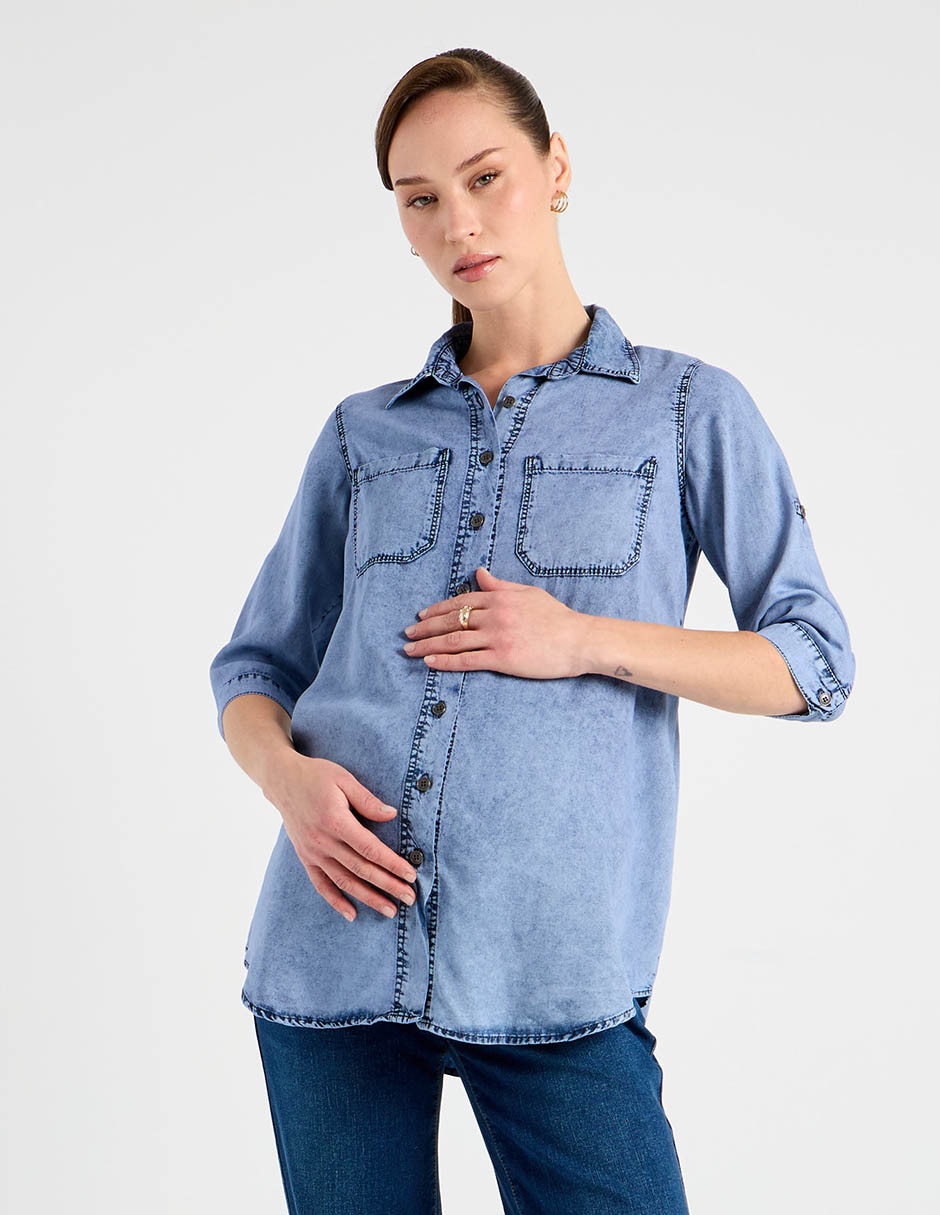 Blusa maternidad manga 3/4 2