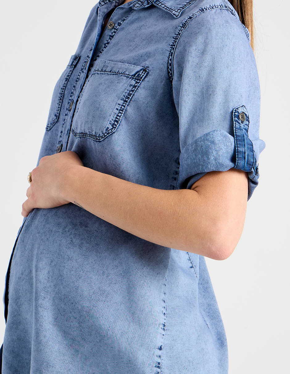 Blusa maternidad manga 3/4 5