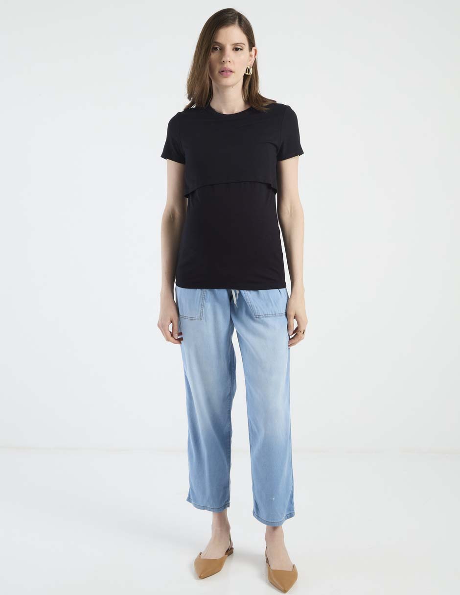 Jeans maternidad straight 2
