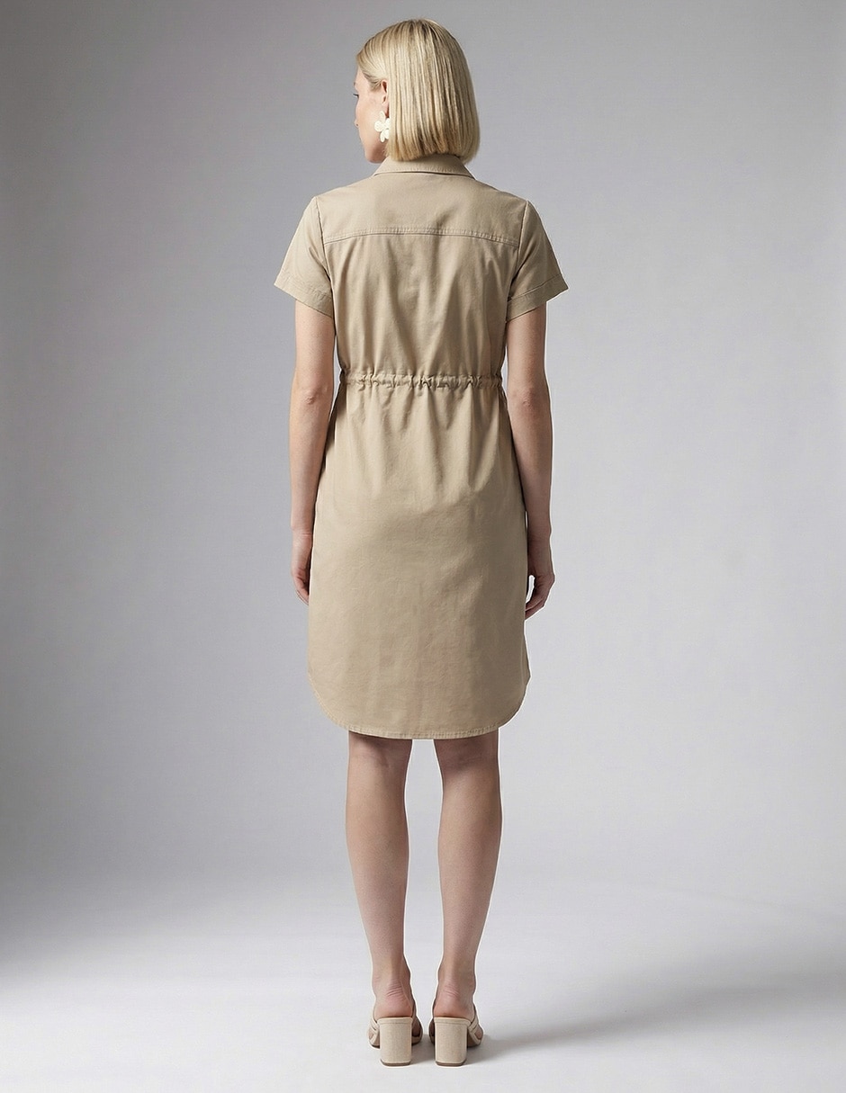 Vestido maternidad rodilla casual 11