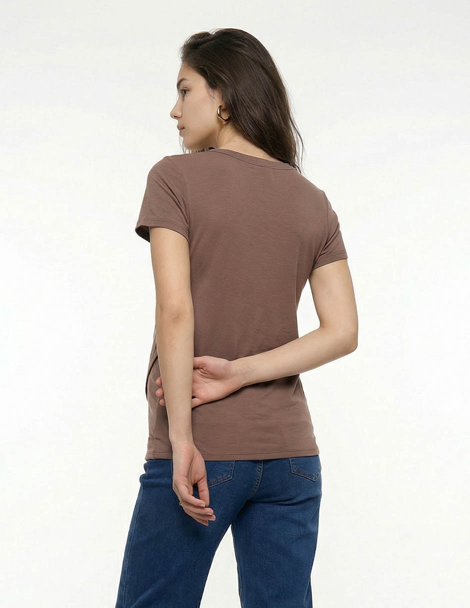 Blusa maternidad manga corta 2