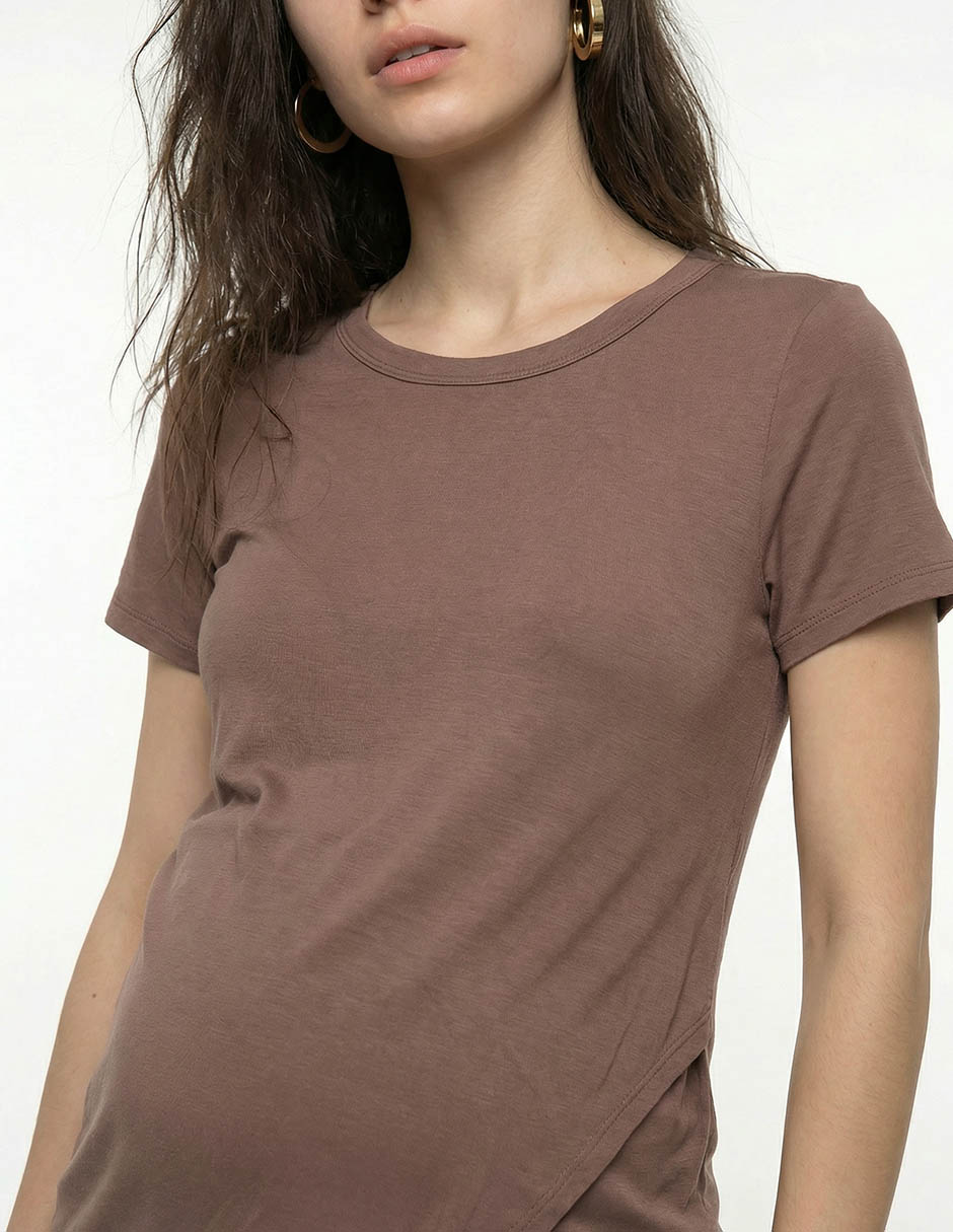 Blusa maternidad manga corta 4