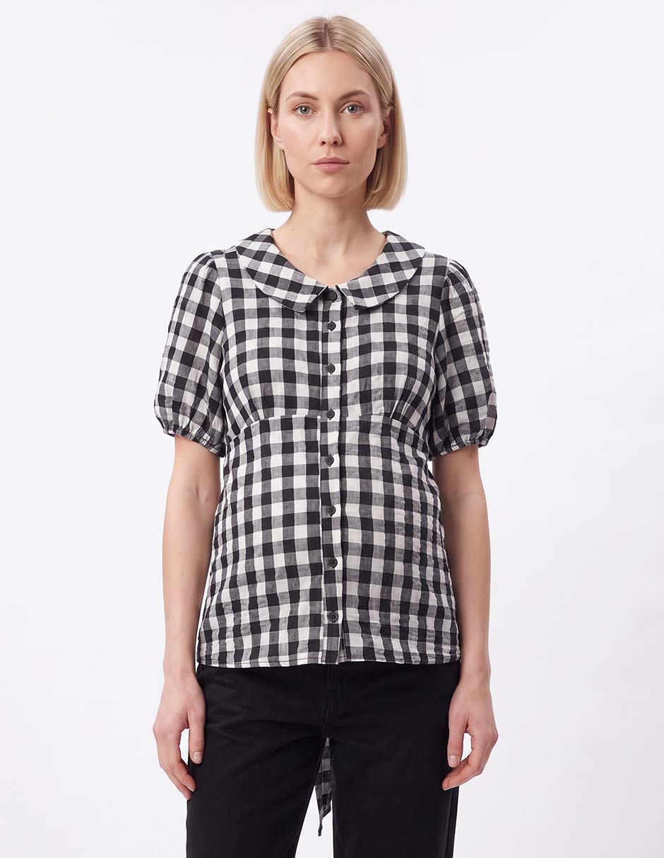 Blusa maternidad manga corta