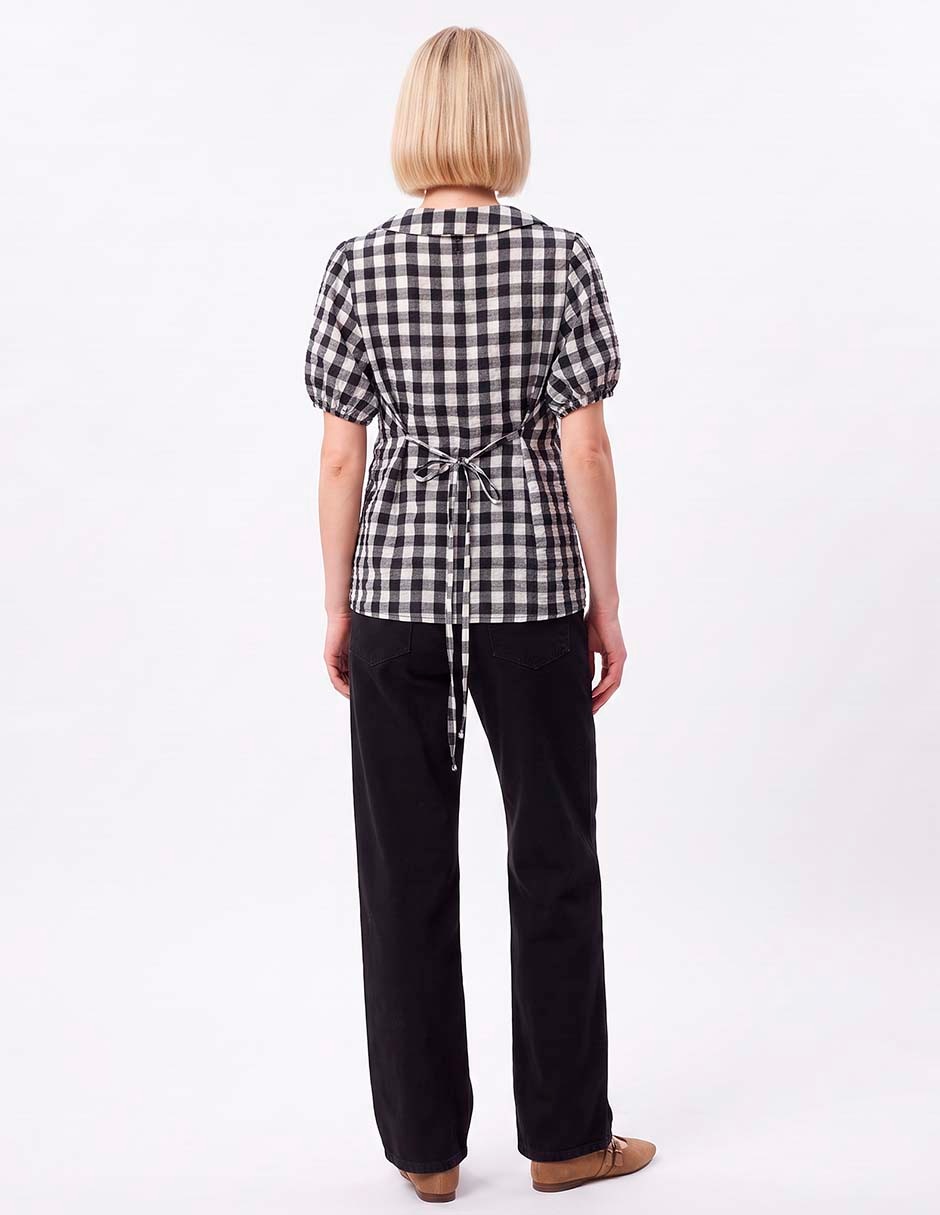 Blusa maternidad manga corta