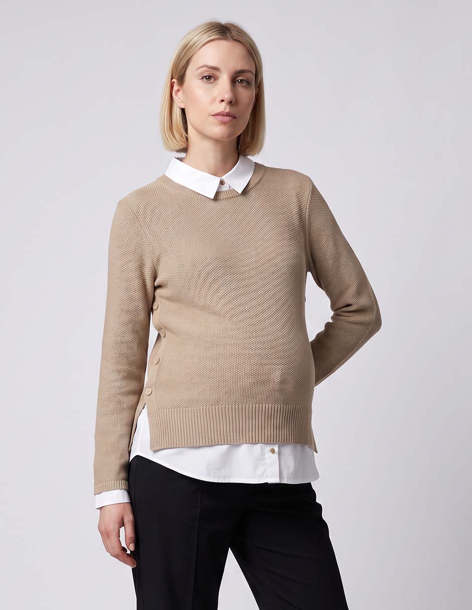 Blusa maternidad manga larga Blusa maternidad manga larga