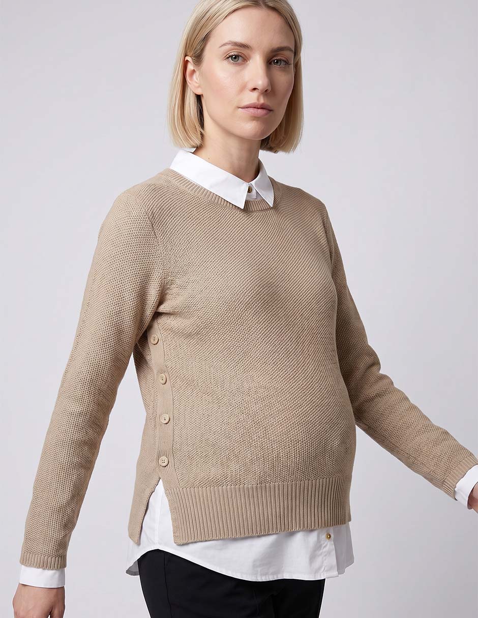 Blusa maternidad manga larga 2