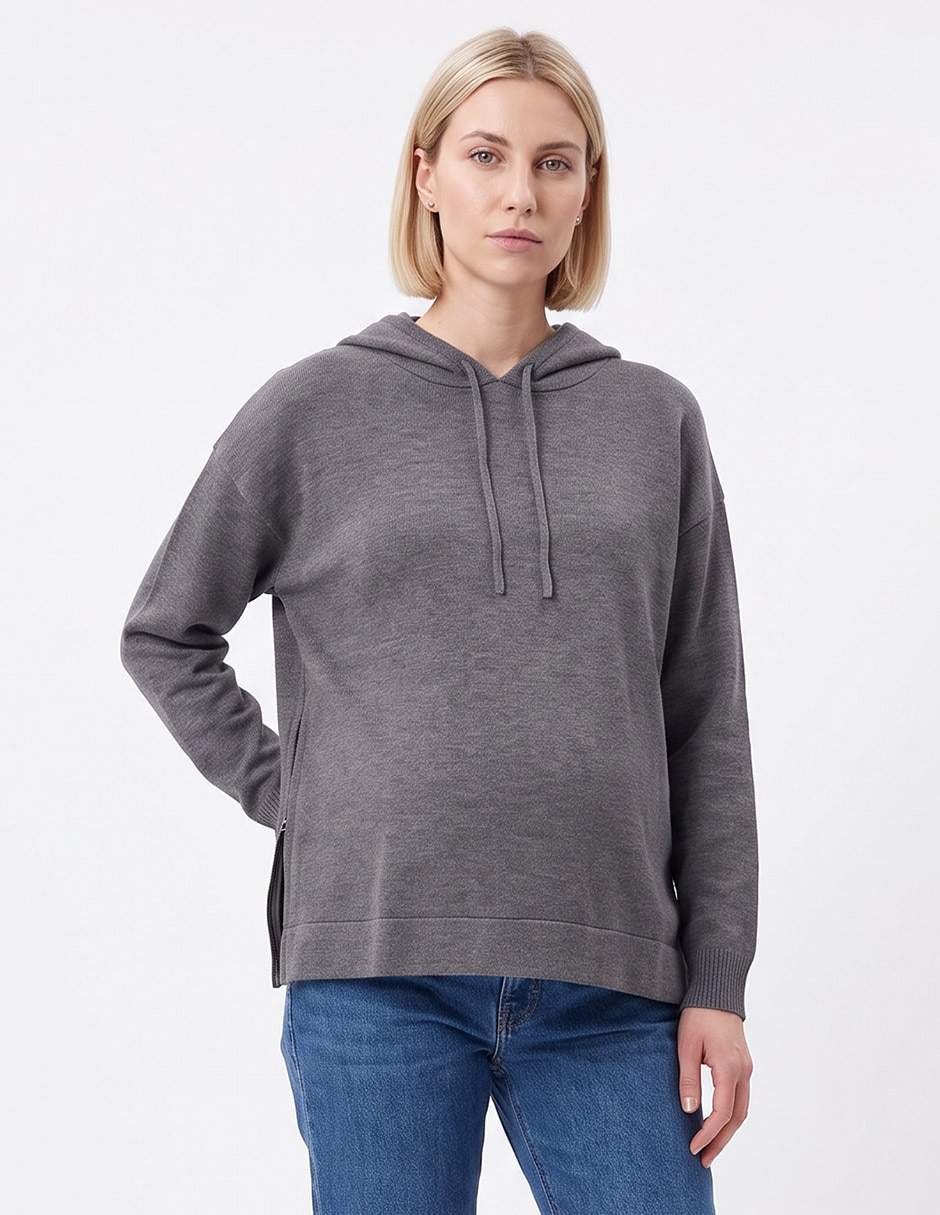 Sudadera maternidad con capucha Sudadera maternidad con capucha