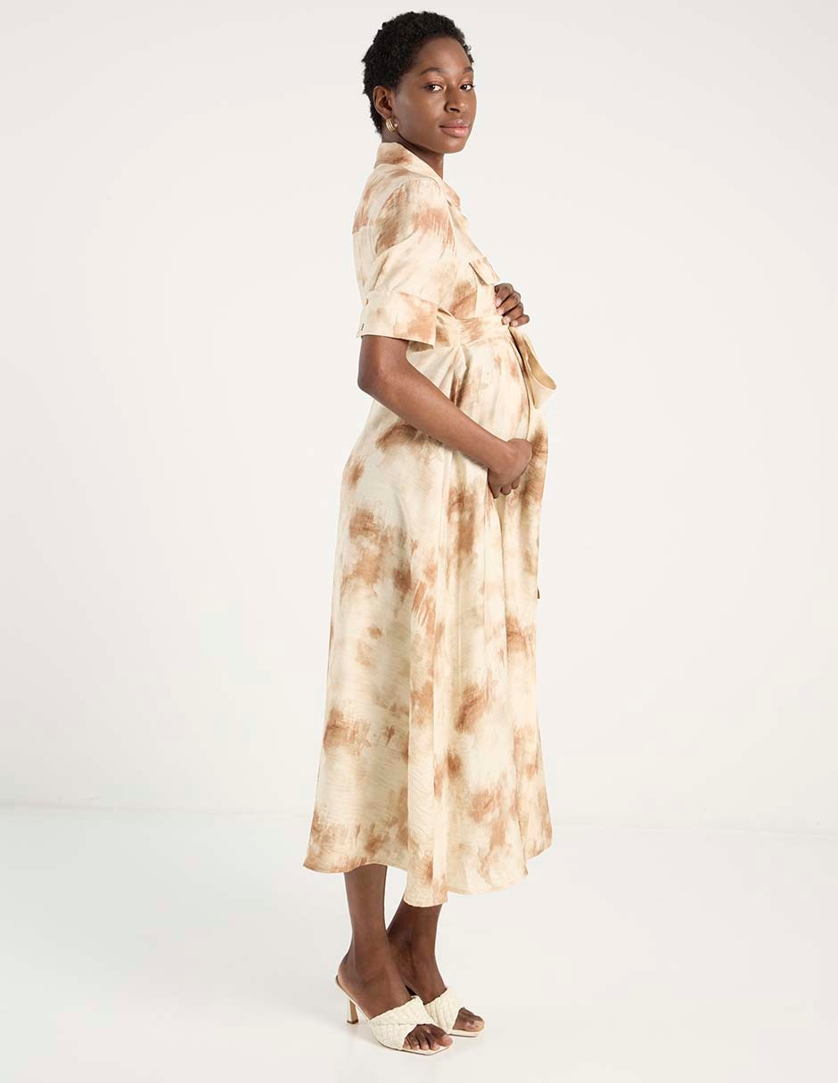 Vestido maternidad crop casual 8