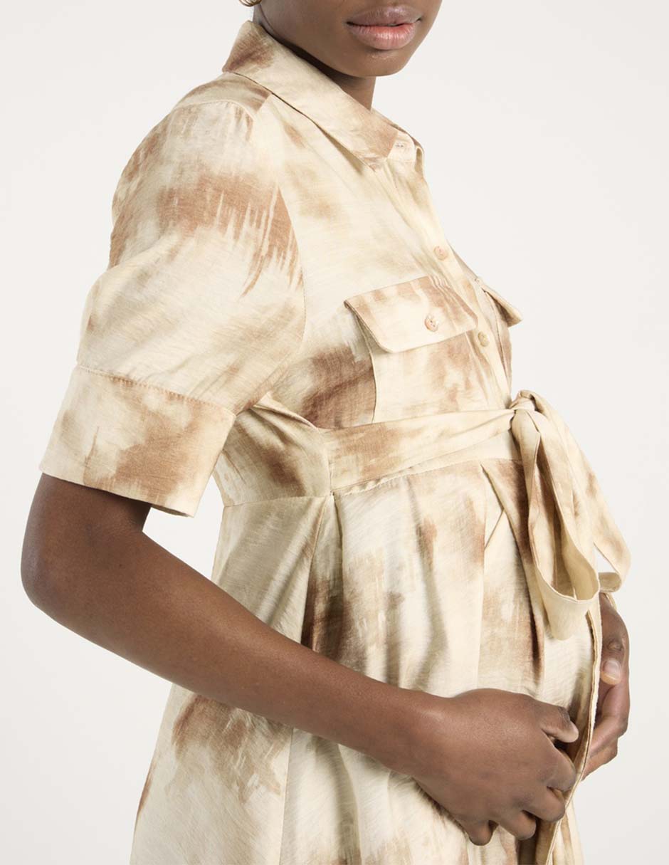 Vestido maternidad crop casual 10