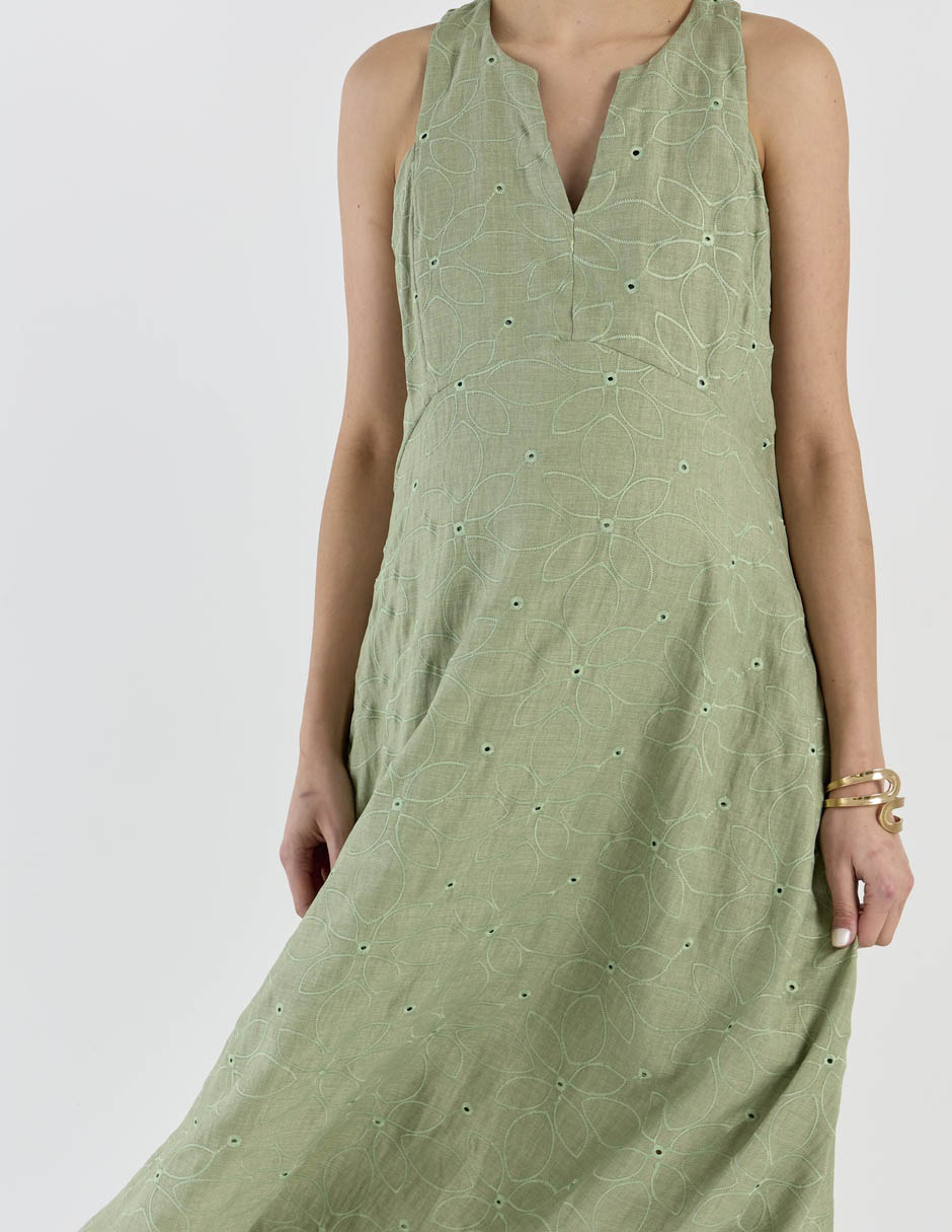 Vestido maternidad largo casual Expecting Essentials 10