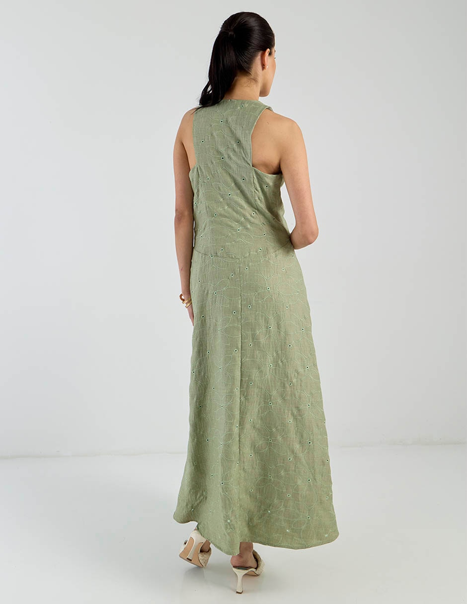 Vestido maternidad largo casual Expecting Essentials 11