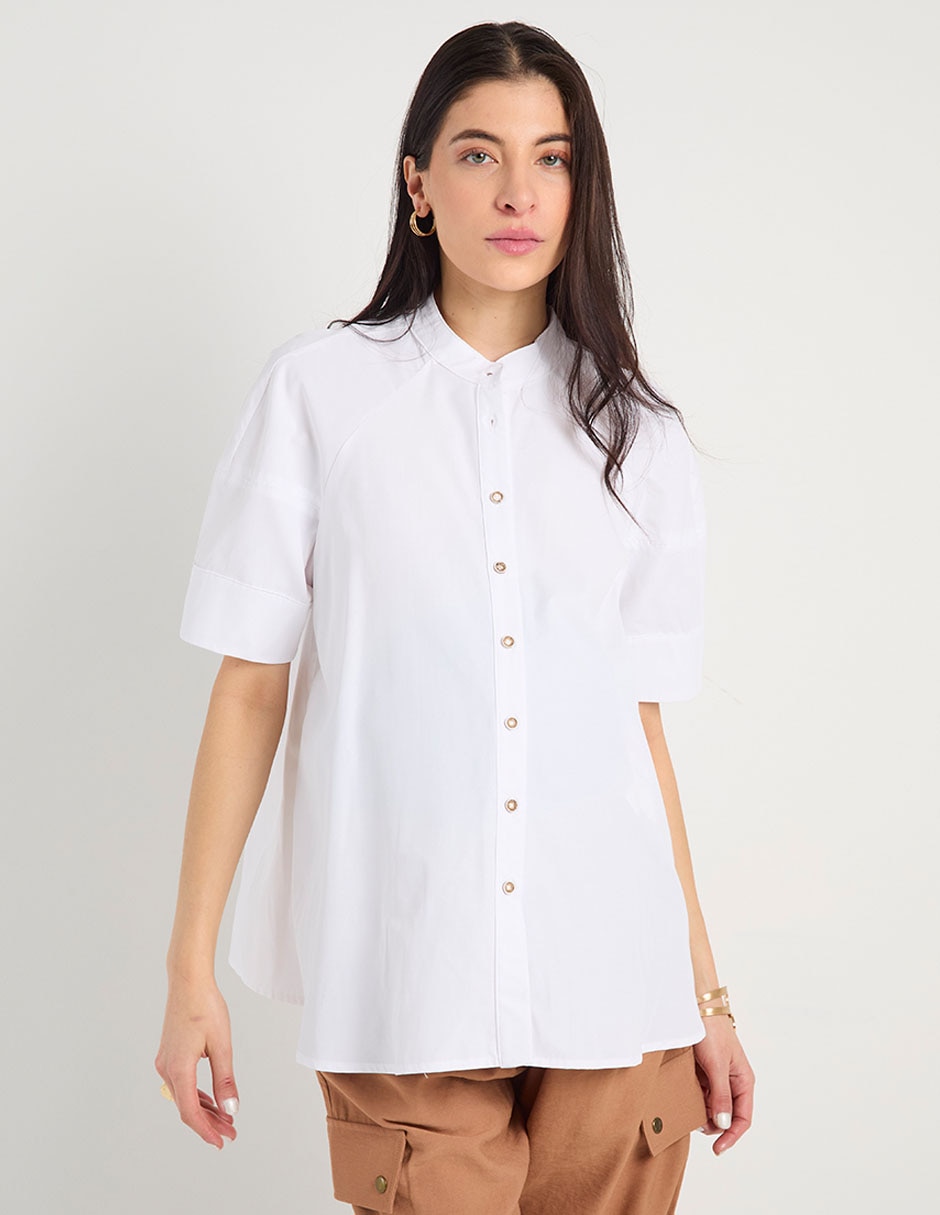 Blusa maternidad manga al codo 1
