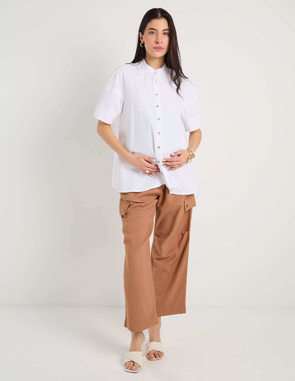 Blusa maternidad manga al codo 7