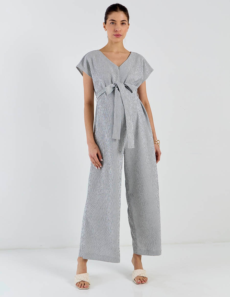 Jumpsuit maternidad Expecting Essentials casual estampado a rayas