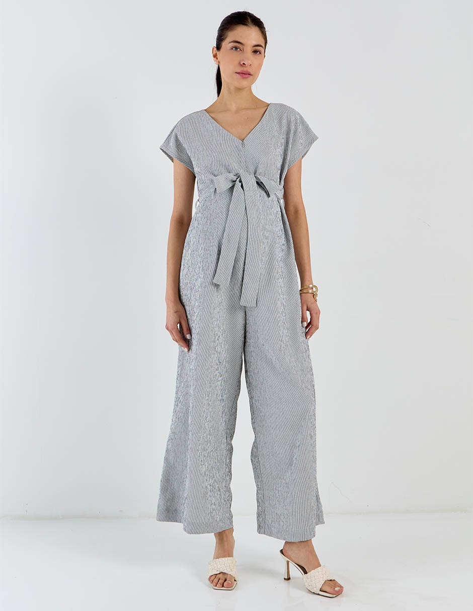 Jumpsuit maternidad Expecting Essentials casual estampado a rayas