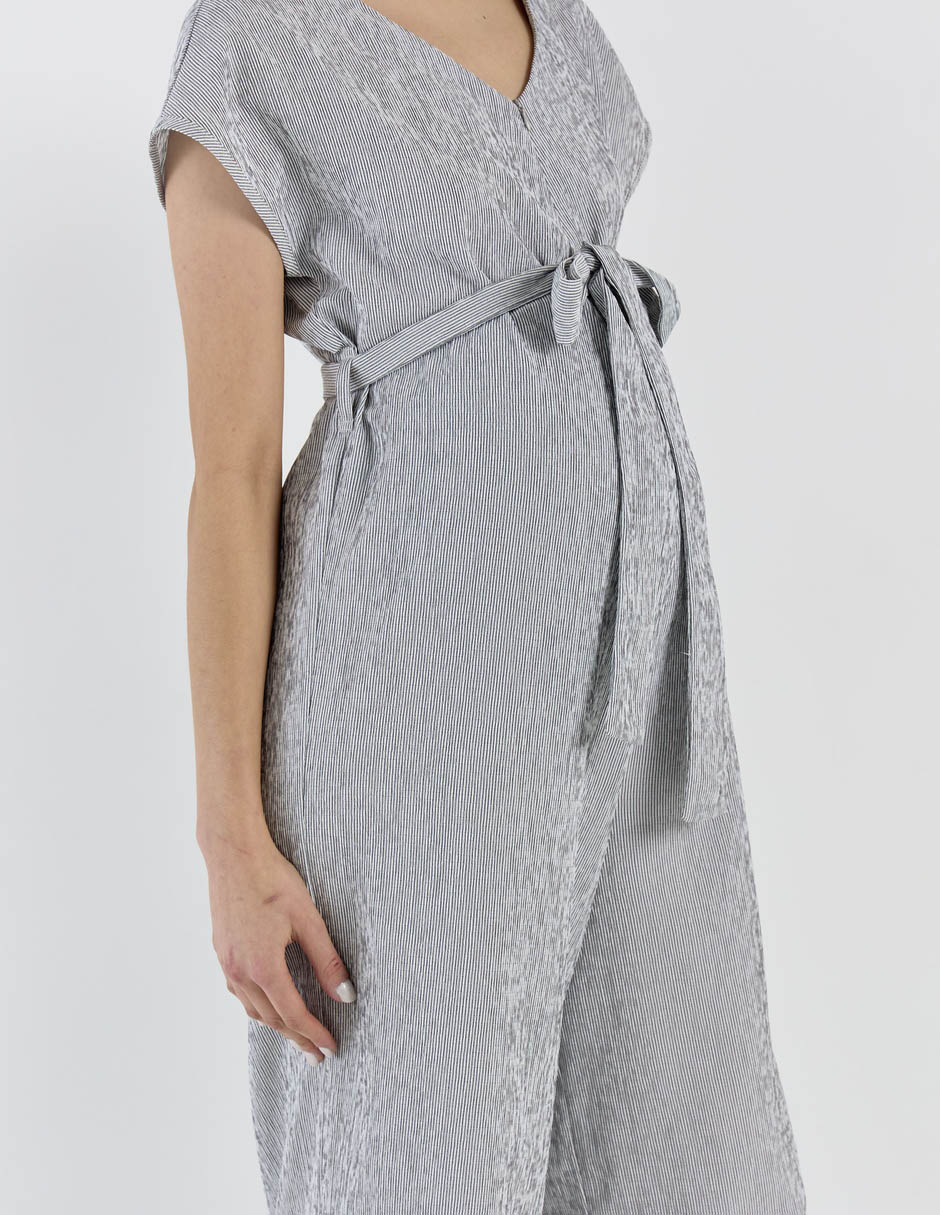 Jumpsuit maternidad Expecting Essentials casual estampado a rayas