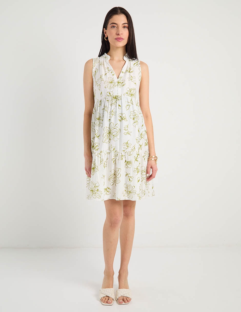 Vestido maternidad a la rodilla casual Expecting Essentials 7