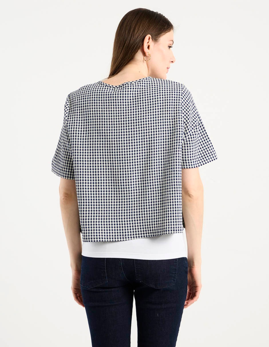 Blusa maternidad Expecting Essentials manga corta