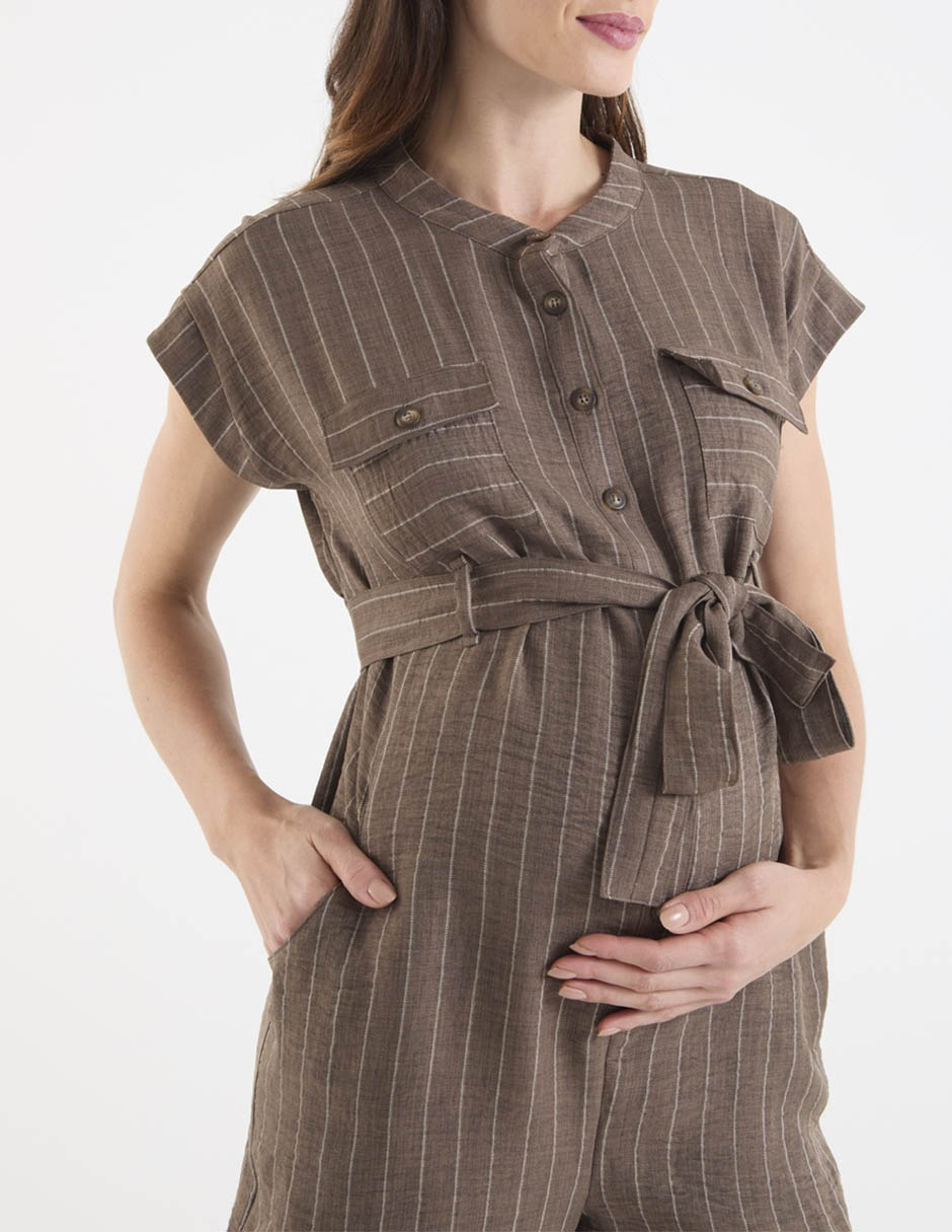 Romper maternidad Expecting Essentials estampado a rayas