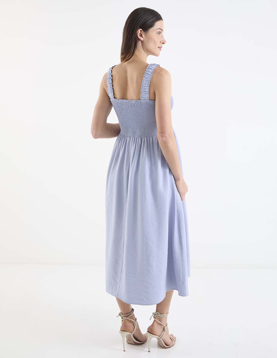Vestido maternidad midi casual 2