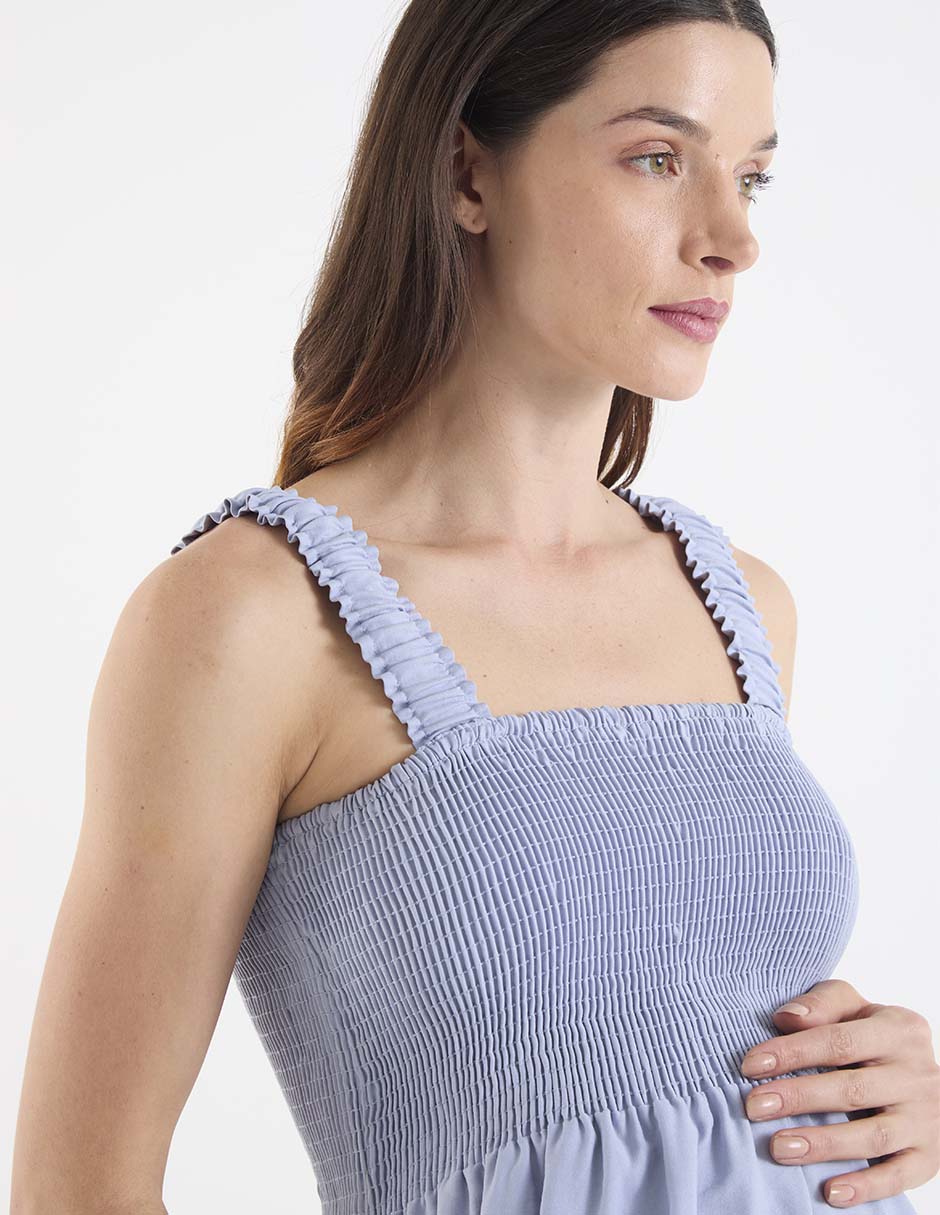 Vestido maternidad midi casual 4