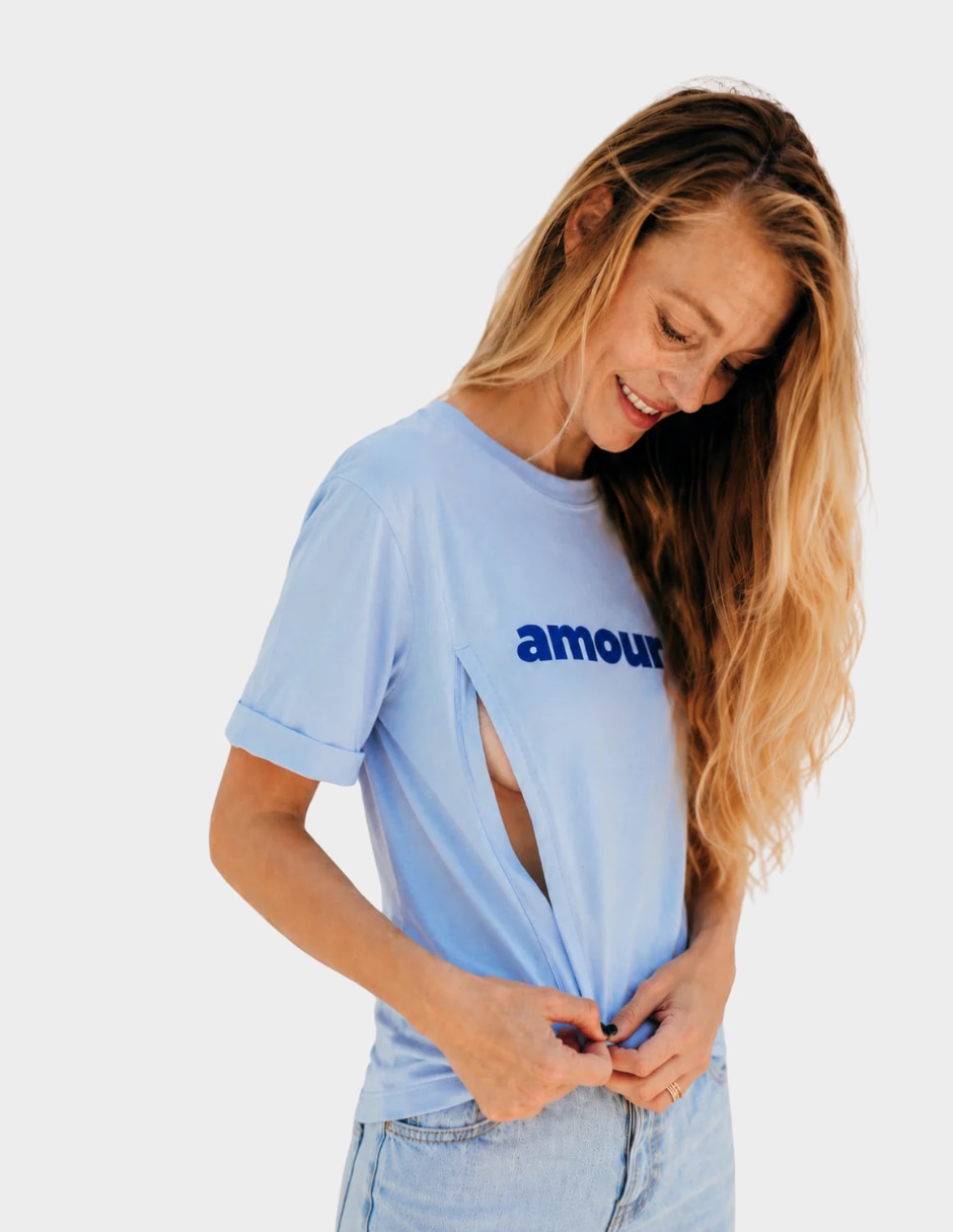 Playera manga corta para mujer