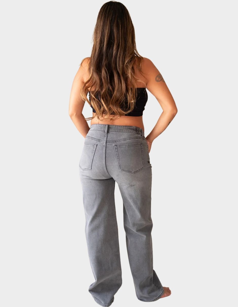 Jeans maternidad straight a la cadera 2
