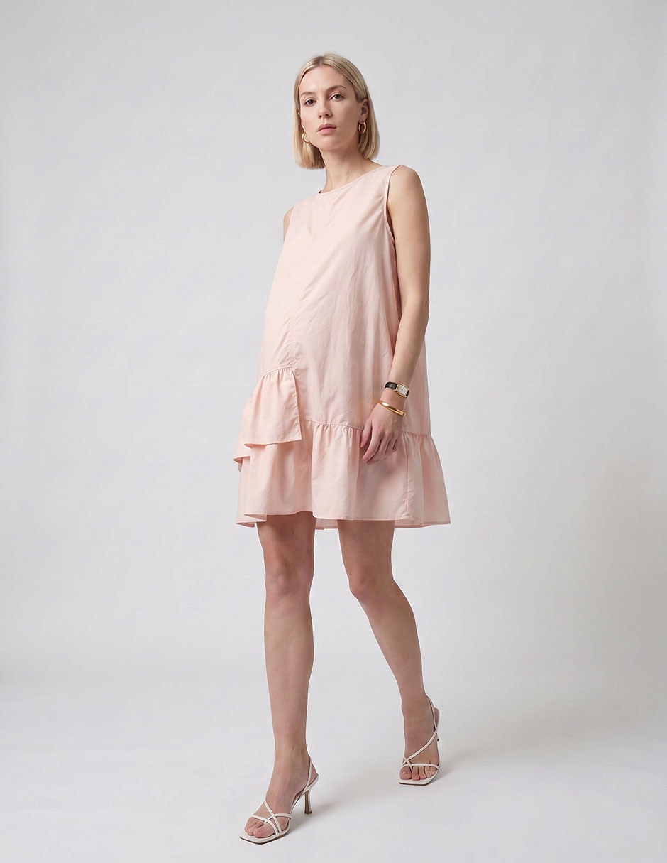 Vestido Maternidad Rodilla Casual Vestido Maternidad Rodilla Casual