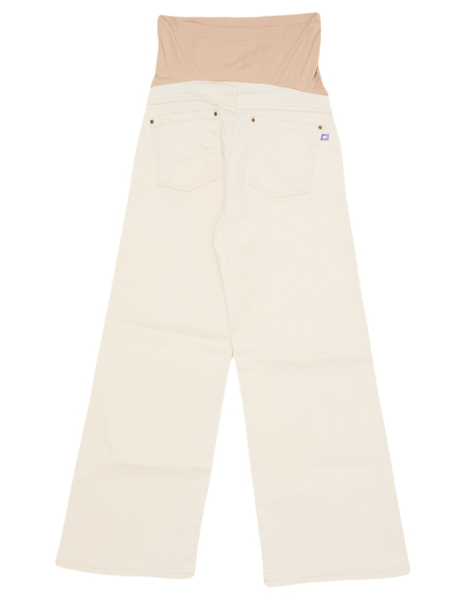Jeans maternidad regular relajado corte cintura 2